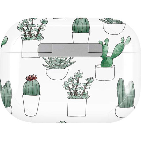 Succulent Pattern AirPods Skins